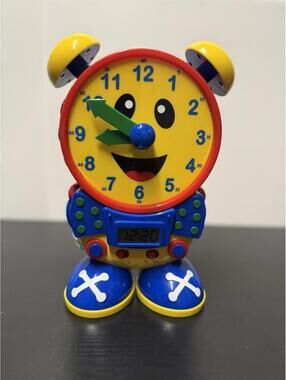 The Learning Journey Kids Teaching Clock Analog Digital Educational Toy Tested